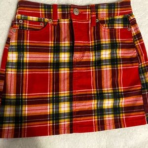 American Eagle plaid skirt